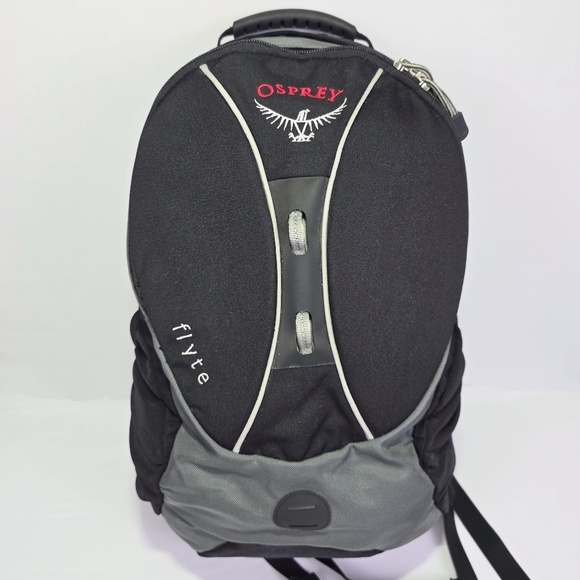 Osprey Flyte Backpack 25L- Black Gray Day Pack Hiking Lightweight - Picture 1 of 9